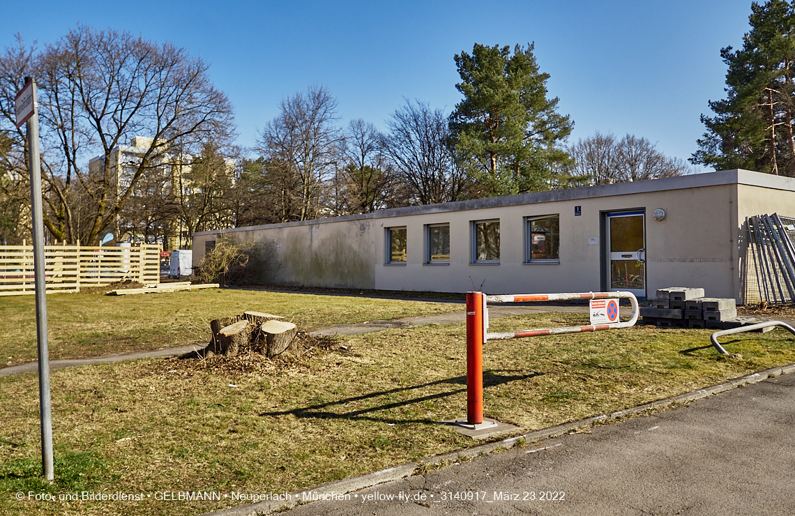 21.03.2022 - Baustelle am Haus für Kinder in Neuperlach